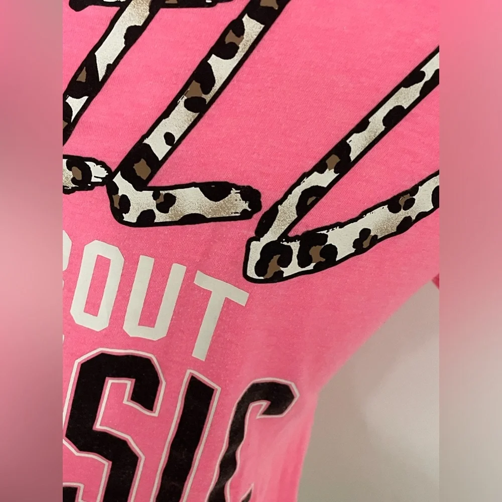 * Justice Pink Dance Top * Size 12‎ * Wild About Music *